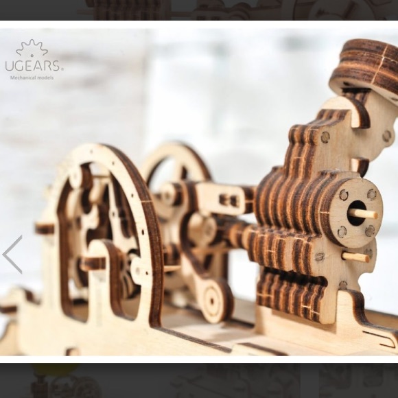 UGEARS Mechanical Models Assemble Me Start Me PNEUMATIC ENGINE NIB - Picture 2 of 12